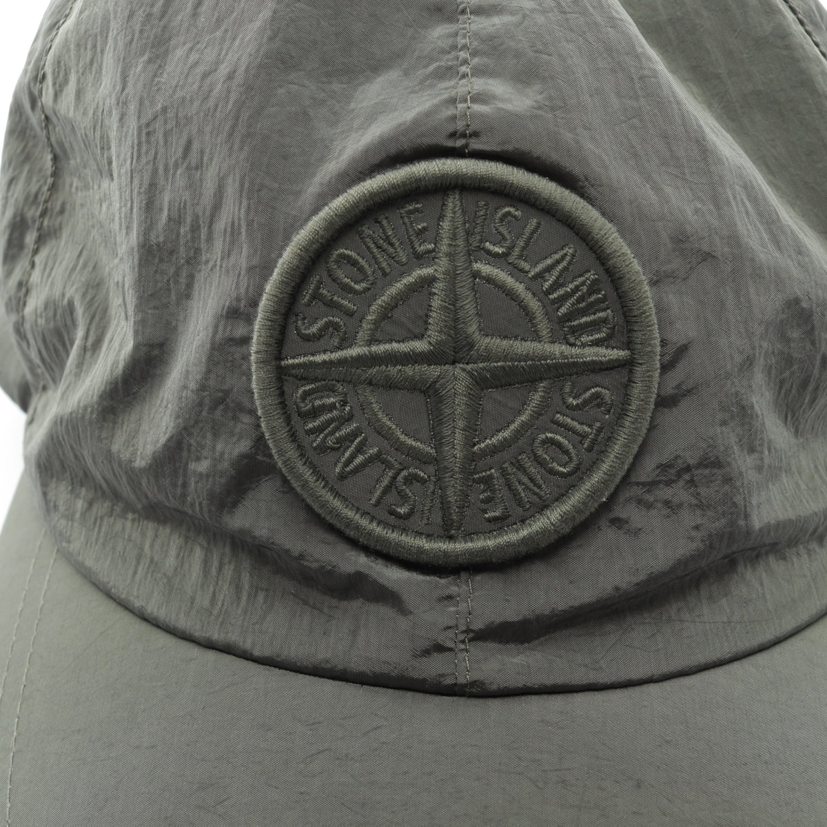 ロゴ刺繍 キャップ 帽子 ナイロン カーキグリーン ストーンアイランド 財布・小物 Stone Island