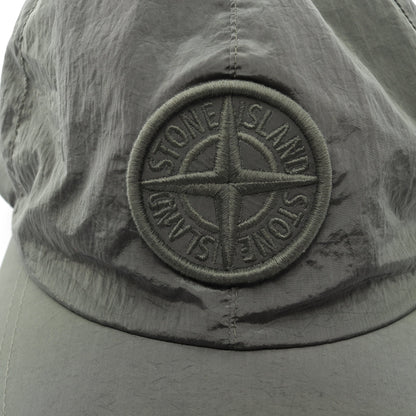 ロゴ刺繍 キャップ 帽子 ナイロン カーキグリーン ストーンアイランド 財布・小物 Stone Island