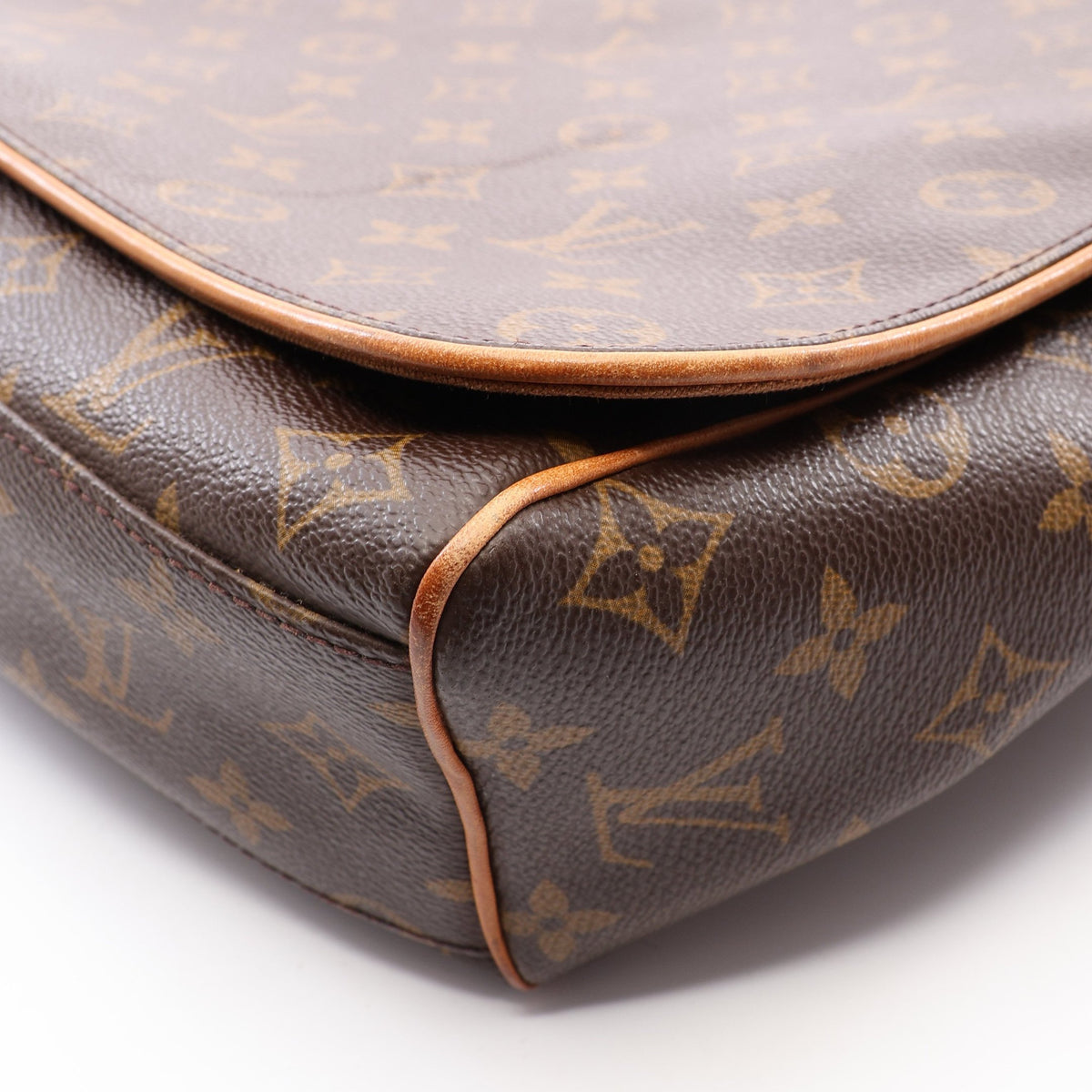 アベス モノグラム ショルダーバッグ PVC レザー ブラウン ルイヴィトン バッグ LOUIS VUITTON