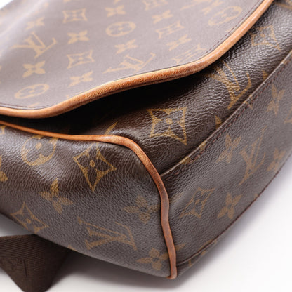 アベス モノグラム ショルダーバッグ PVC レザー ブラウン ルイヴィトン バッグ LOUIS VUITTON