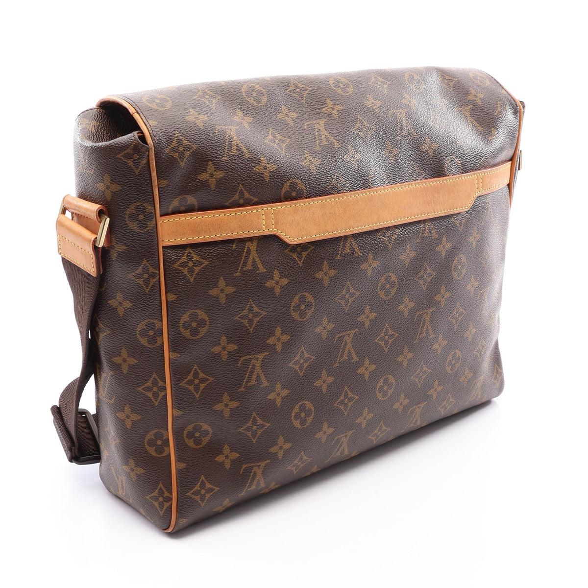 アベス モノグラム ショルダーバッグ PVC レザー ブラウン ルイヴィトン バッグ LOUIS VUITTON
