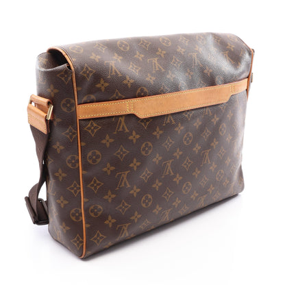 アベス モノグラム ショルダーバッグ PVC レザー ブラウン ルイヴィトン バッグ LOUIS VUITTON