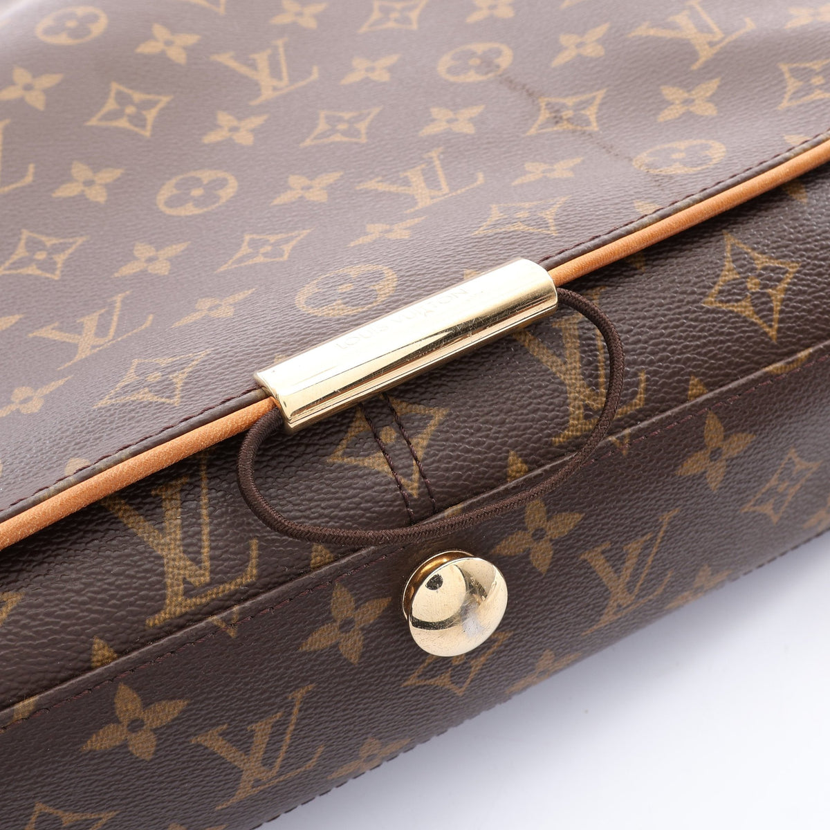 アベス モノグラム ショルダーバッグ PVC レザー ブラウン ルイヴィトン バッグ LOUIS VUITTON