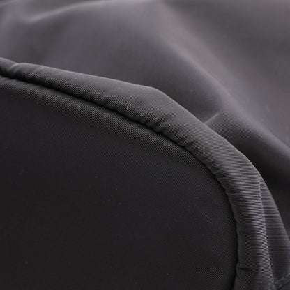 VELA Re-Nylon ポーチ ナイロン サフィアーノレザー ブラック プラダ
