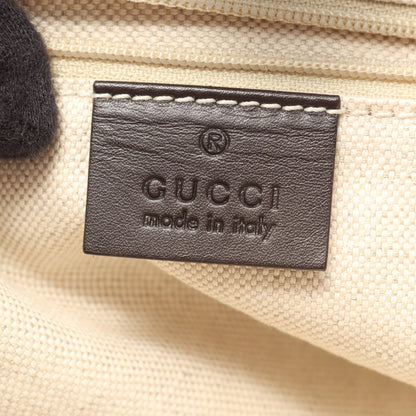 スーキー GGキャンバス ショルダーバッグ トートバッグ キャンバス レザー ベージュ ブラウン グッチ