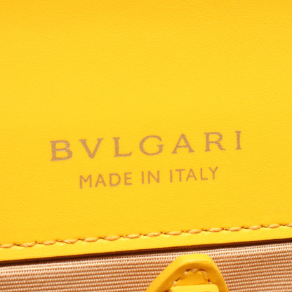 セルペンティ フォーエバー 2WAY ハンドバッグ カーフレザー イエロー ブルガリ バッグ BVLGARI