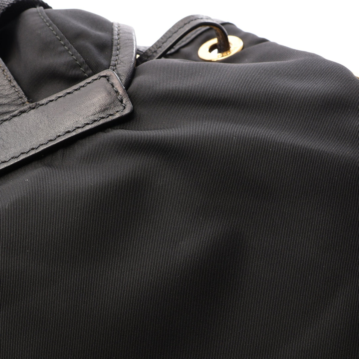 TESSUTO + SOFT CALF バックパック リュックサック ナイロン レザー ブラック プラダ