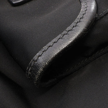 TESSUTO + SOFT CALF バックパック リュックサック ナイロン レザー ブラック プラダ