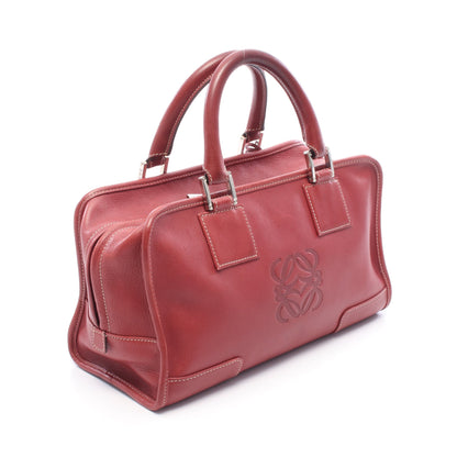 アマソナ28 ハンドバッグ レザー レッド ロエベ バッグ LOEWE