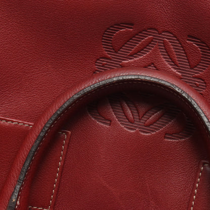 アマソナ28 ハンドバッグ レザー レッド ロエベ バッグ LOEWE