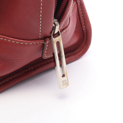 アマソナ28 ハンドバッグ レザー レッド ロエベ バッグ LOEWE