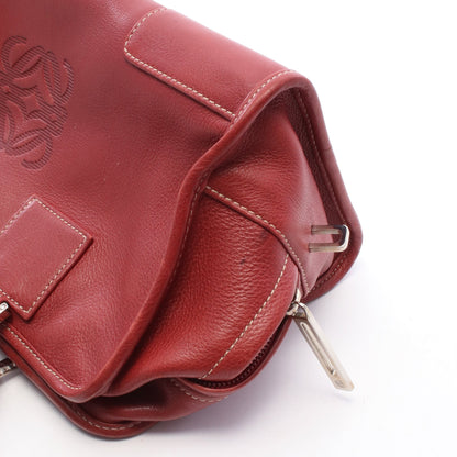 アマソナ28 ハンドバッグ レザー レッド ロエベ バッグ LOEWE