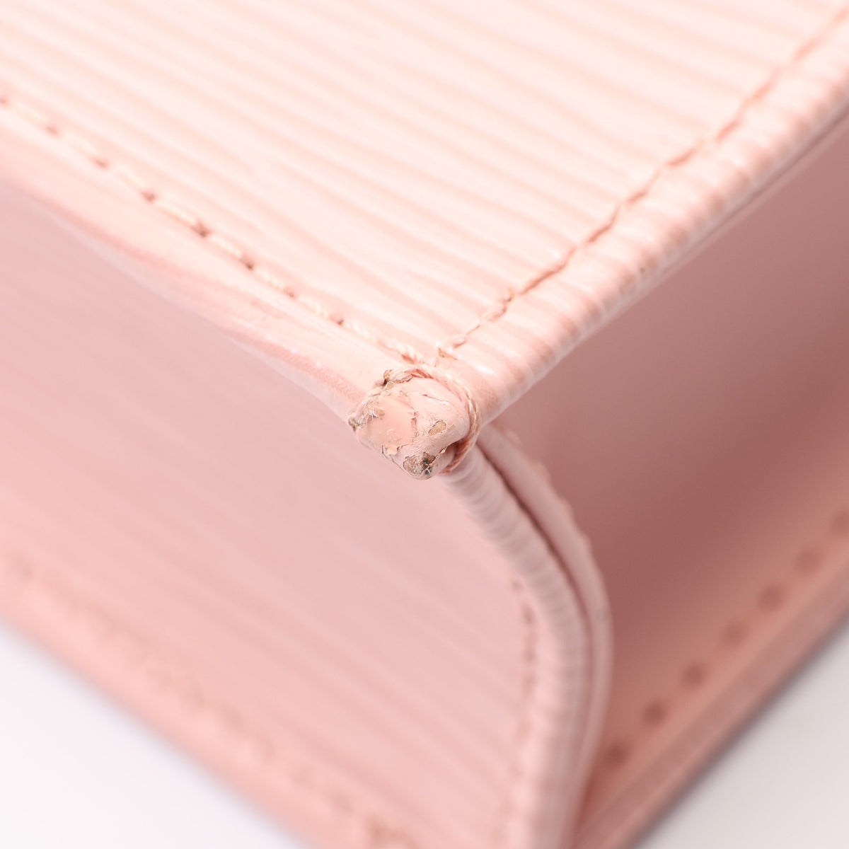 プティット サックプラ エピ ローズバレリーヌ 2WAY ハンドバッグ レザー ライトピンク ブラック ルイヴィトン バッグ LOUIS VUITTON