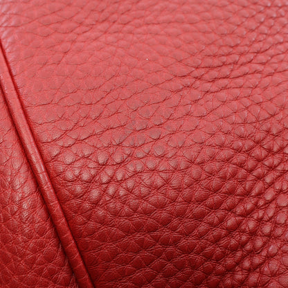バンブー ショッパー スモール 2WAY ハンドバッグ レザー レッド グッチ
