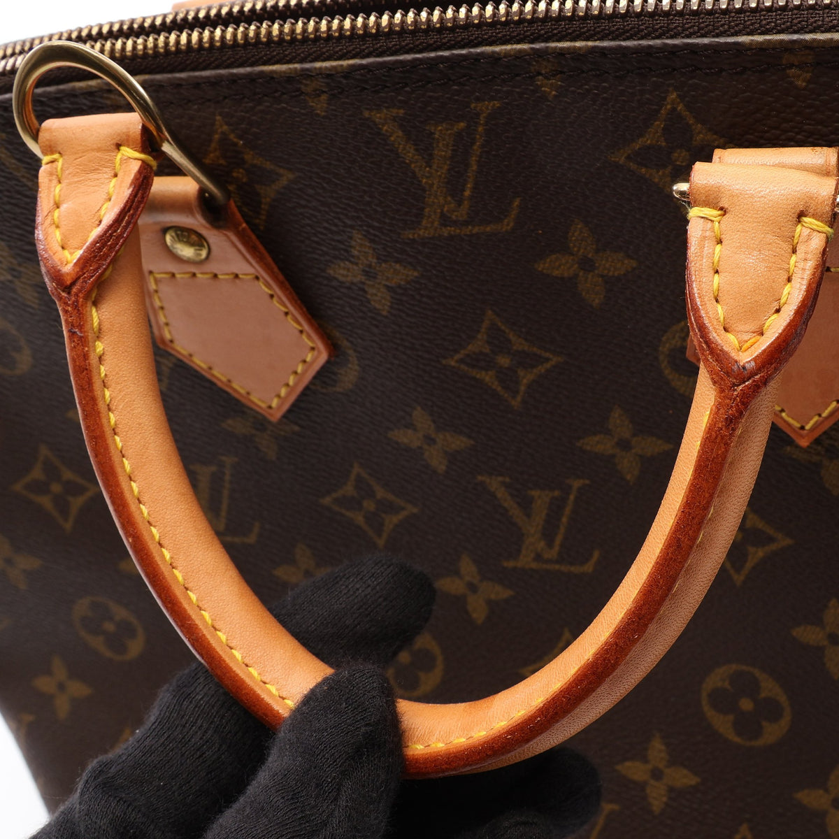 アルマPM モノグラム ハンドバッグ PVC レザー ブラウン ルイヴィトン バッグ LOUIS VUITTON