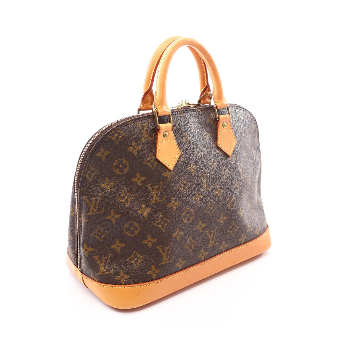 アルマPM モノグラム ハンドバッグ PVC レザー ブラウン ルイヴィトン バッグ LOUIS VUITTON
