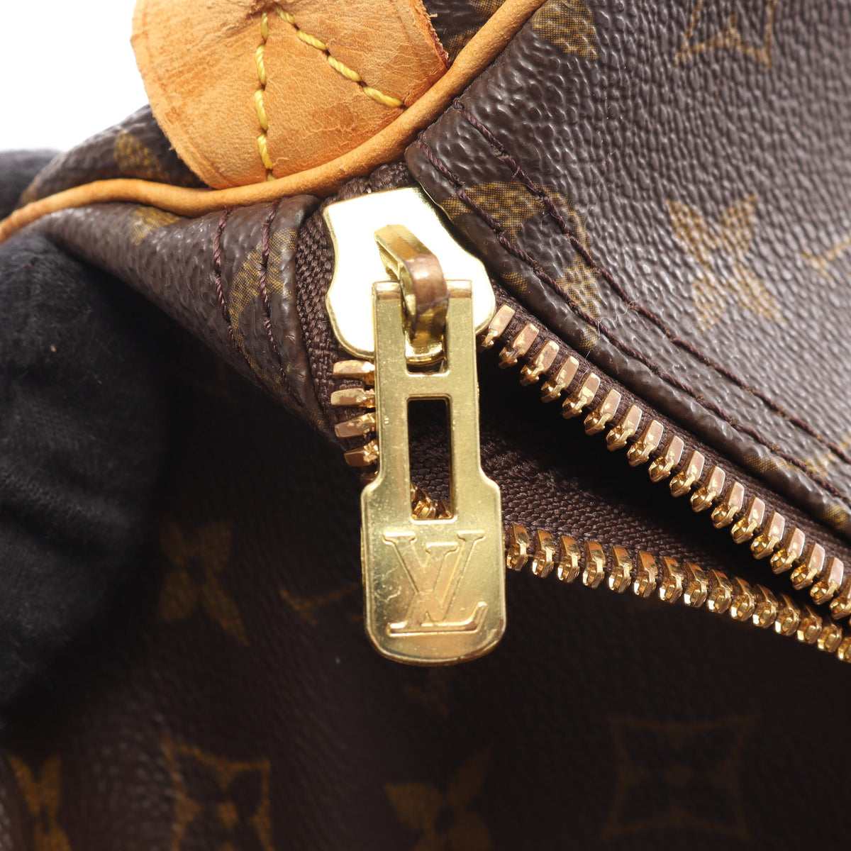 キーポル50 モノグラム ボストンバッグ PVC レザー ブラウン ルイヴィトン バッグ LOUIS VUITTON
