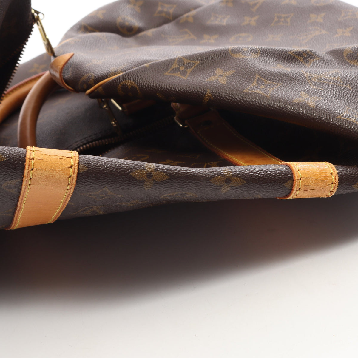 キーポル50 モノグラム ボストンバッグ PVC レザー ブラウン ルイヴィトン バッグ LOUIS VUITTON