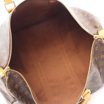 キーポル50 モノグラム ボストンバッグ PVC レザー ブラウン ルイヴィトン バッグ LOUIS VUITTON