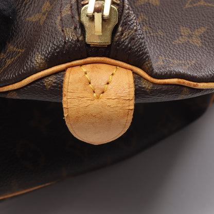 キーポル50 モノグラム ボストンバッグ PVC レザー ブラウン ルイヴィトン バッグ LOUIS VUITTON