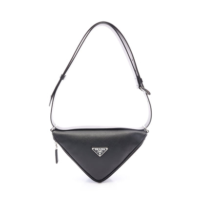 SAFFIANOSA CUIR ショルダーバッグ サフィアーノレザー ブラック プラダ