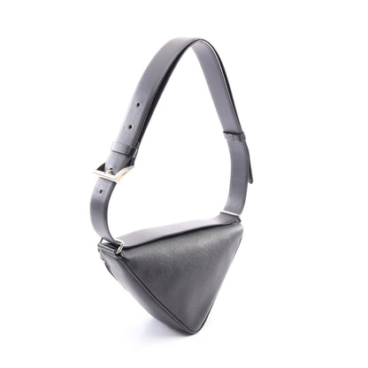 SAFFIANOSA CUIR ショルダーバッグ サフィアーノレザー ブラック プラダ