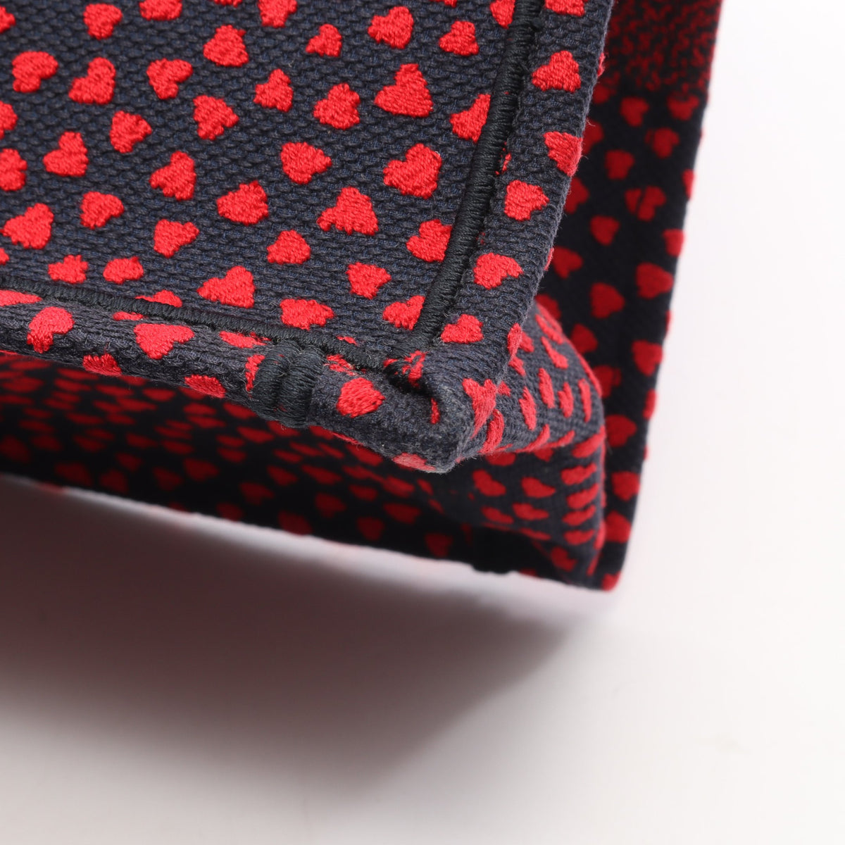 BOOK TOTE ブックトート ミディアム ハンドバッグ トートバッグ キャンバス ネイビー レッド クリスチャンディオール