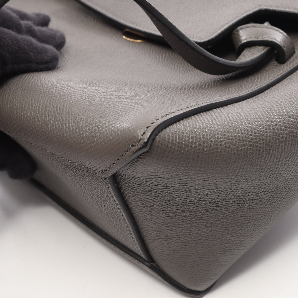 BELT BAG NANO ベルトバッグ ナノ 2WAY ハンドバッグ レザー グレー セリーヌ