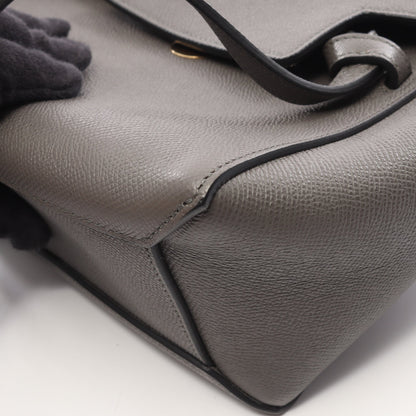 BELT BAG NANO ベルトバッグ ナノ 2WAY ハンドバッグ レザー グレー セリーヌ