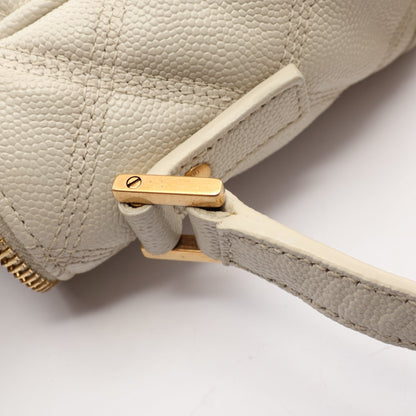 80’S チェーンショルダーバッグ レザー アイボリー サンローランパリ