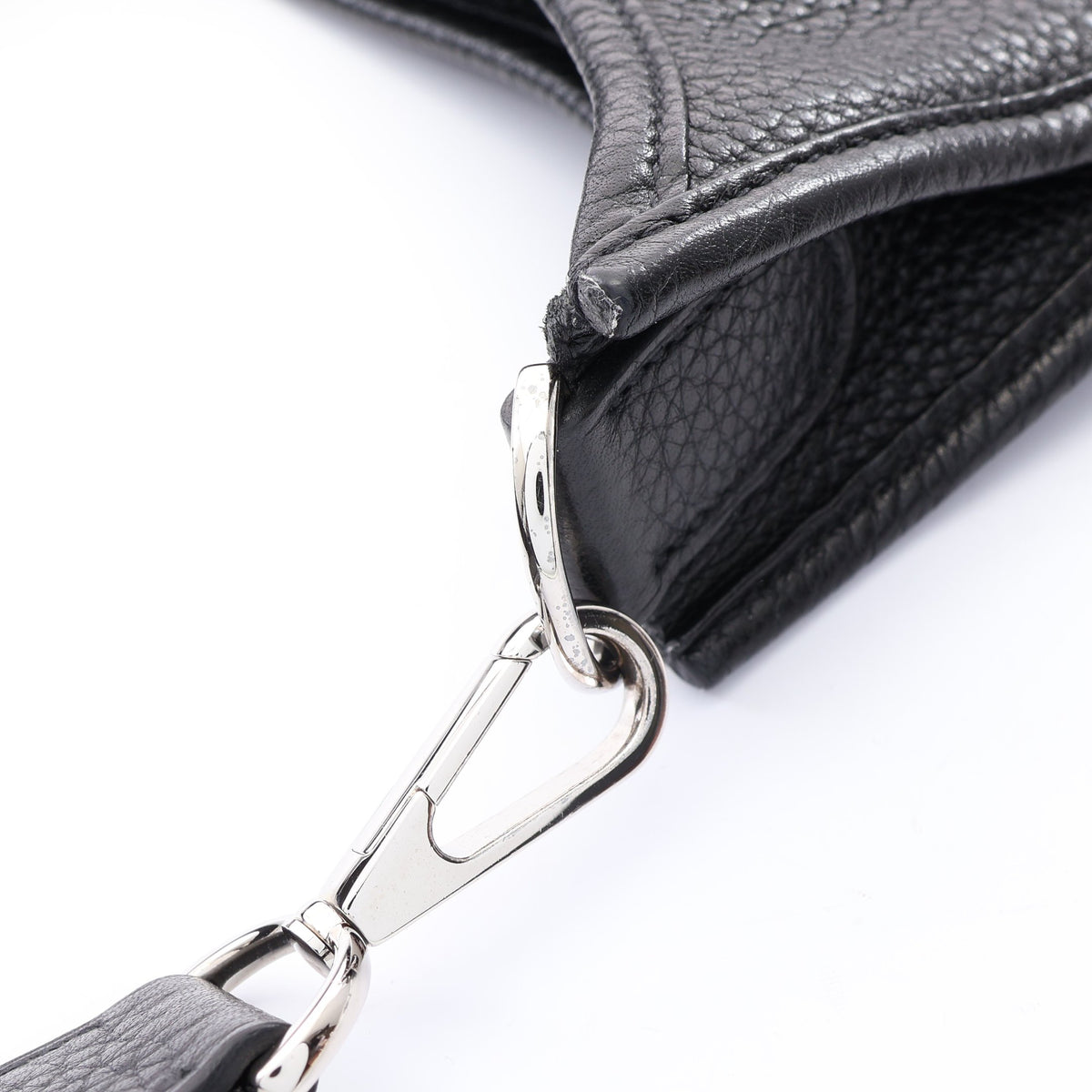エヴリン 3 トロワ PM ショルダーバッグ トリヨンクレマンス ブラック シルバー金具 □O刻印 エルメス