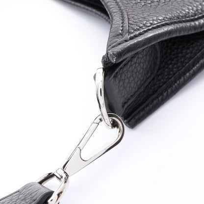 エヴリン 3 トロワ PM ショルダーバッグ トリヨンクレマンス ブラック シルバー金具 □O刻印 エルメス