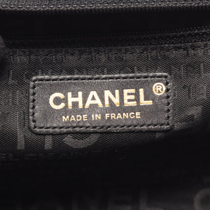チョコバー 2.55 コンビ金具 チェーンショルダーバッグ ラムスキン ブラック シャネル