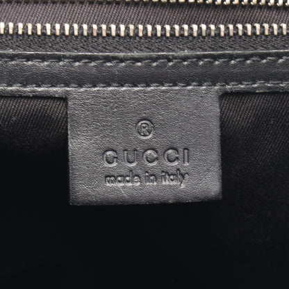 GGキャンバス ハンドバッグ トートバッグ キャンバス レザー ブラック グッチ