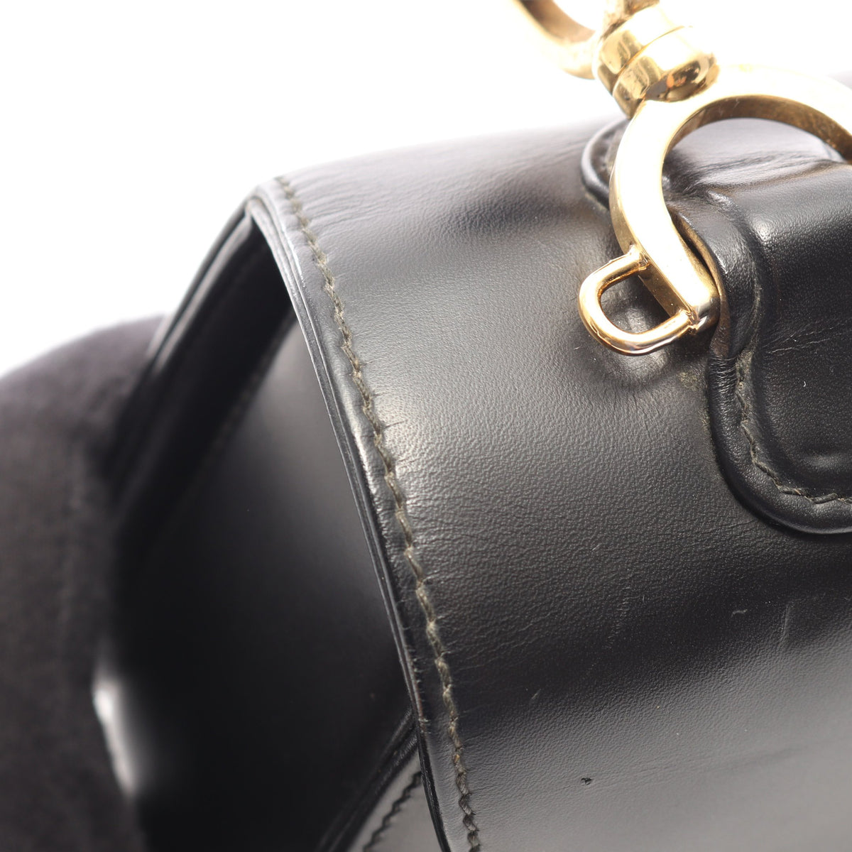 バンブー ハンドバッグ レザー ブラック グッチ バッグ GUCCI