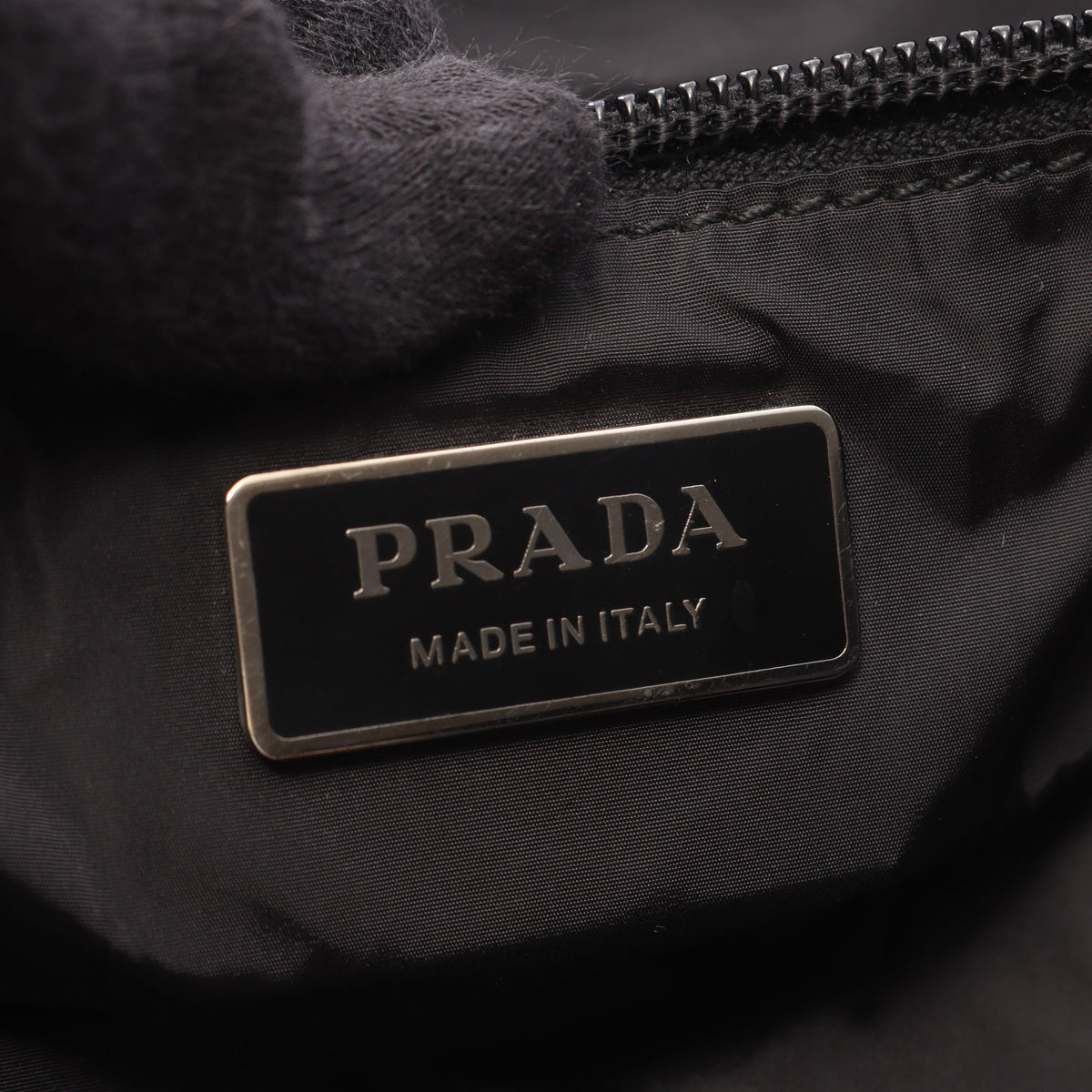 SHOPPING BAG ハンドバッグ トートバッグ ナイロン ブラック プラダ バッグ PRADA