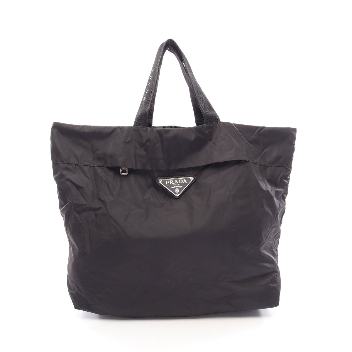 SHOPPING BAG ハンドバッグ トートバッグ ナイロン ブラック プラダ バッグ PRADA