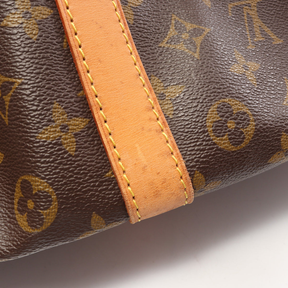 キーポル60 モノグラム ボストンバッグ PVC レザー ブラウン ルイヴィトン バッグ LOUIS VUITTON