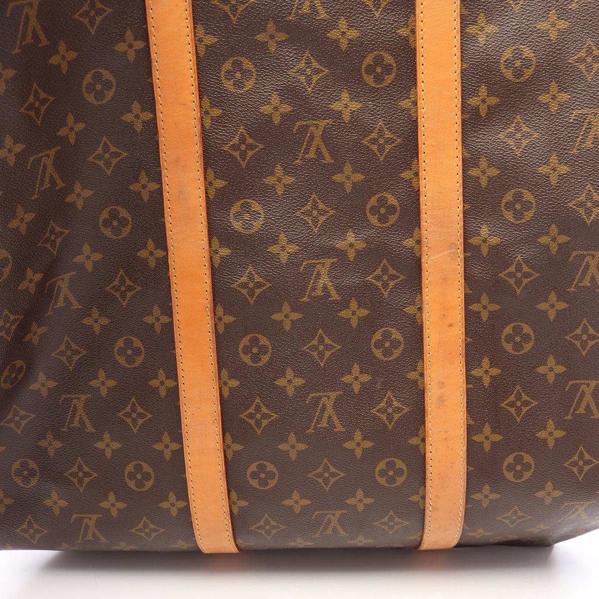 キーポル60 モノグラム ボストンバッグ PVC レザー ブラウン ルイヴィトン バッグ LOUIS VUITTON