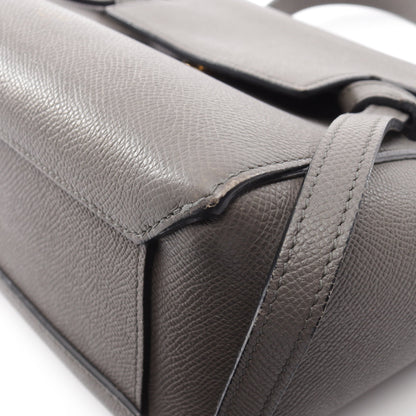 BELT BAG NANO ベルトバッグ ナノ 2WAY ハンドバッグ レザー グレー セリーヌ