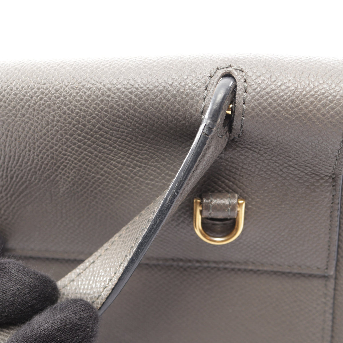BELT BAG NANO ベルトバッグ ナノ 2WAY ハンドバッグ レザー グレー セリーヌ