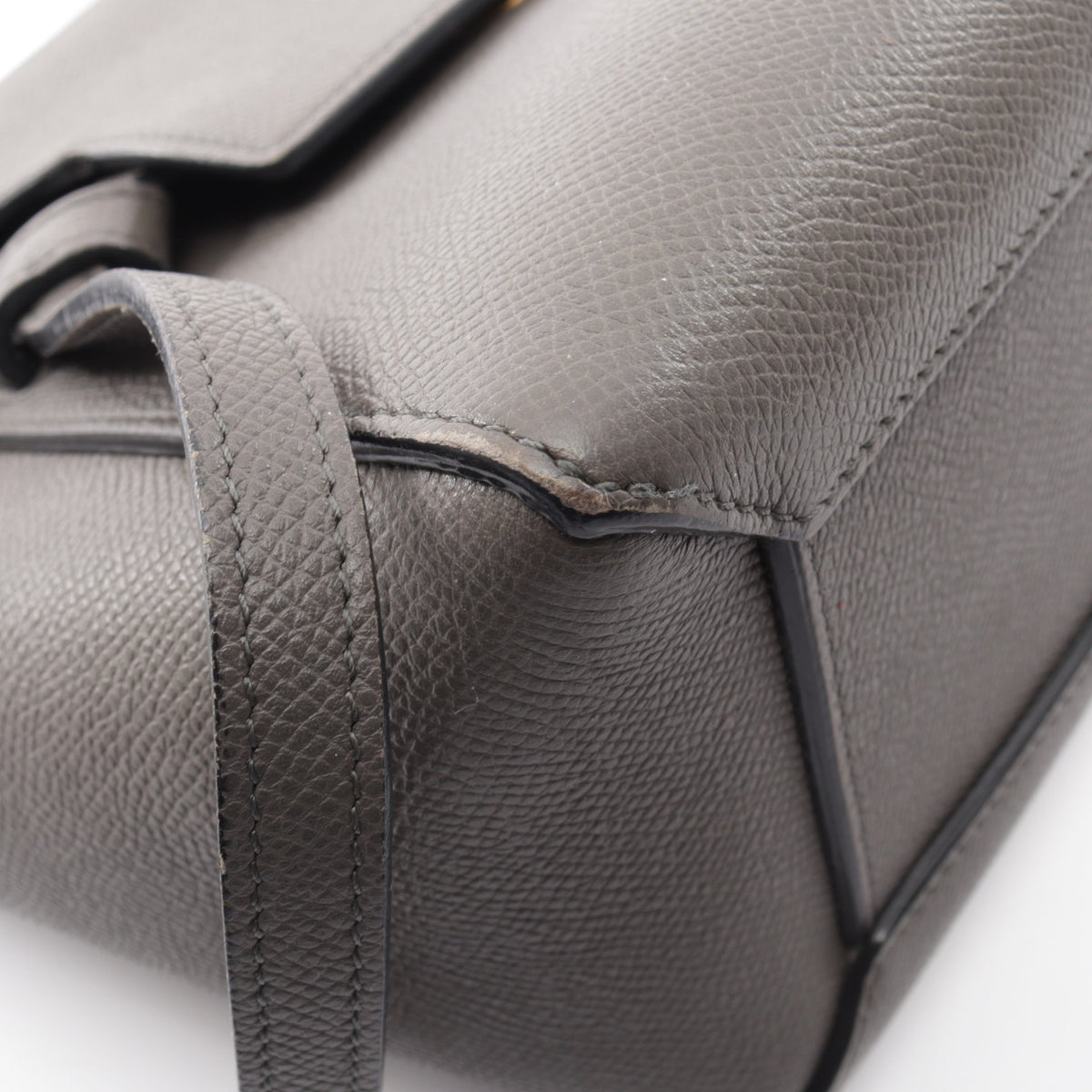 BELT BAG NANO ベルトバッグ ナノ 2WAY ハンドバッグ レザー グレー セリーヌ
