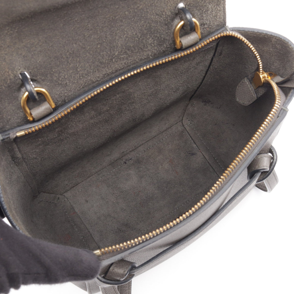 BELT BAG NANO ベルトバッグ ナノ 2WAY ハンドバッグ レザー グレー セリーヌ