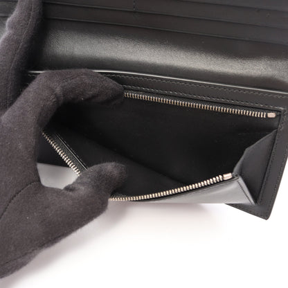 パスポート ロングウォレット 2チケット 二つ折り長財布 レザー ボルドー マルチカラー バレンシアガ