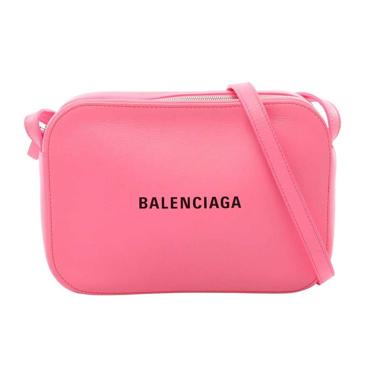 EVERYDAY CAMERA BAG S エブリデイ カメラ バッグ S ショルダーバッグ レザー ピンク バレンシアガ バッグ BALENCIAGA