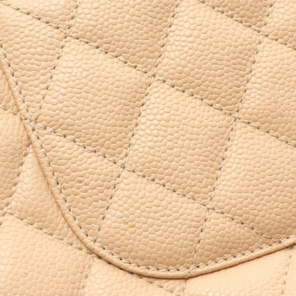 マトラッセ PST チェーンショルダーバッグ チェーントートバッグ キャビアスキン ベージュ ゴールド金具 シャネル バッグ CHANEL