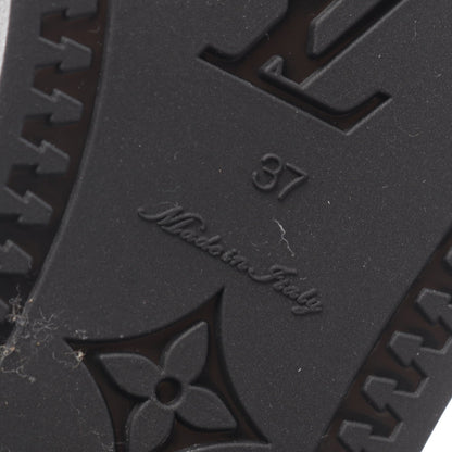 ドロップスライン モノグラム ロング レインブーツ レインシューズ ラバー ブラック ルイヴィトン シューズ LOUIS VUITTON