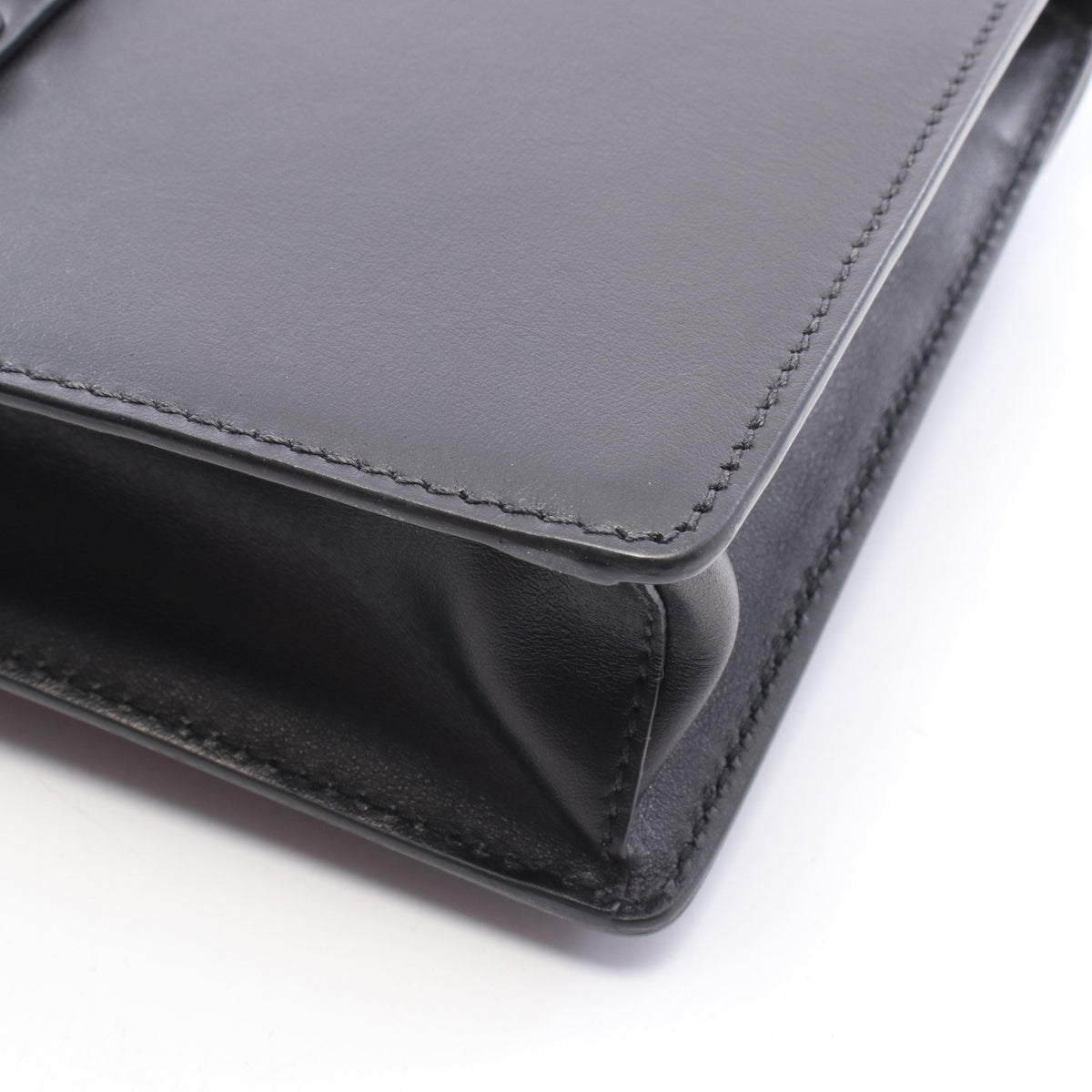 CITY CALF + SAFFI エレクトラ スタッズ ショルダーバッグ レザー ブラック プラダ