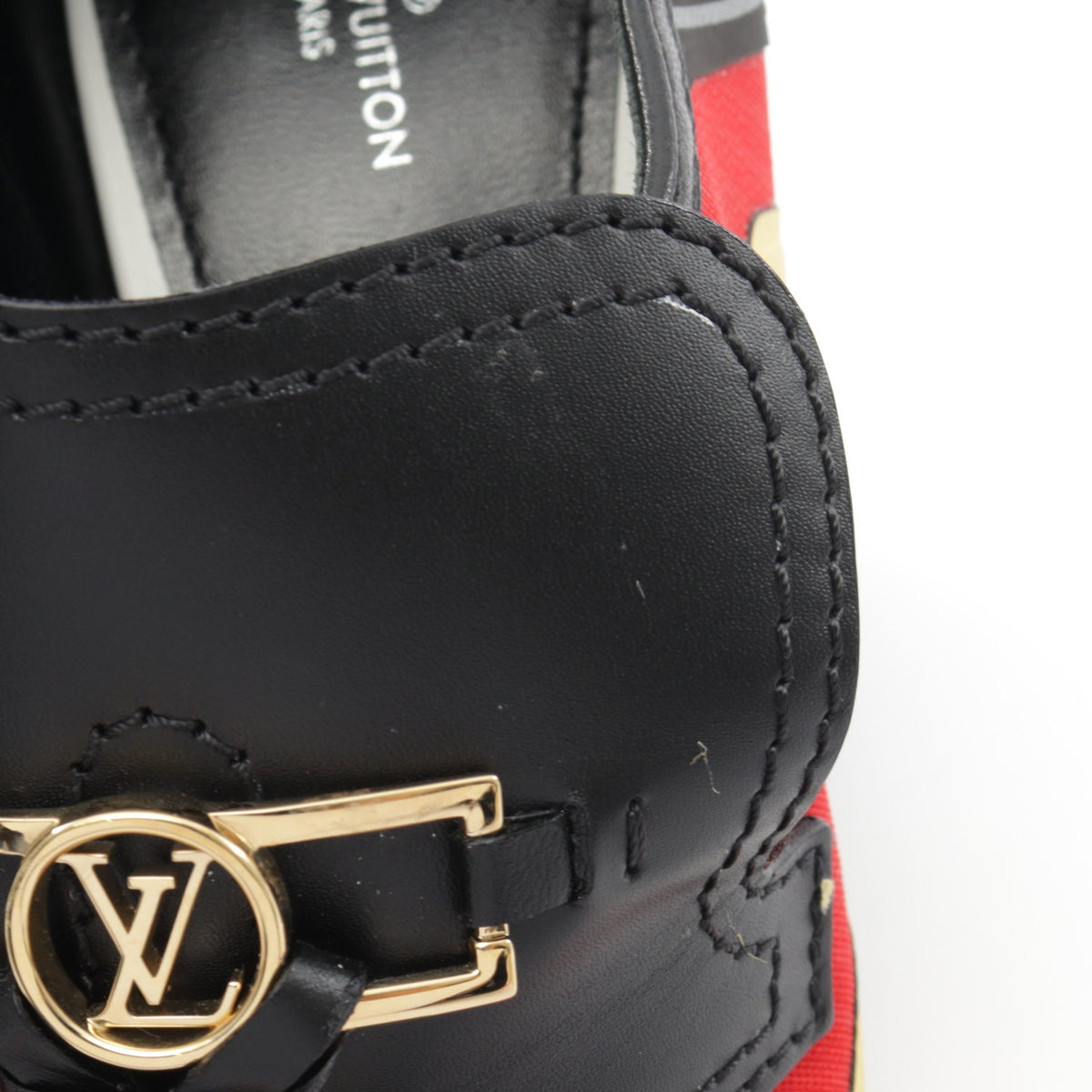スウィフト フラワーヒール タッセル パンプス ファブリック レザー レッド ブラック イエロー ルイヴィトン シューズ LOUIS VUITTON