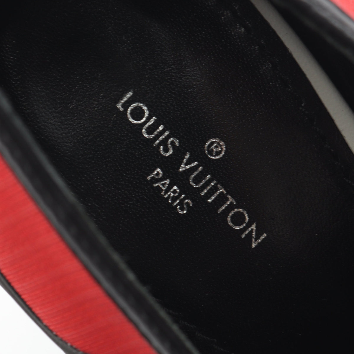 スウィフト フラワーヒール タッセル パンプス ファブリック レザー レッド ブラック イエロー ルイヴィトン シューズ LOUIS VUITTON